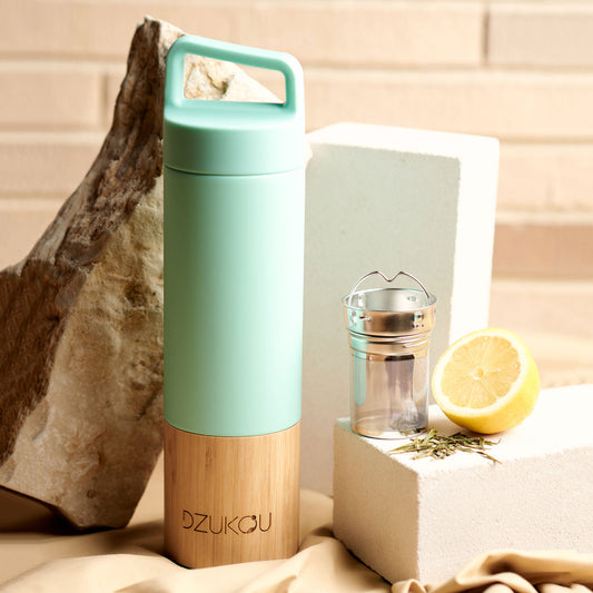 Saint Elias – Bouteille Isotherme Menthe et Bambou