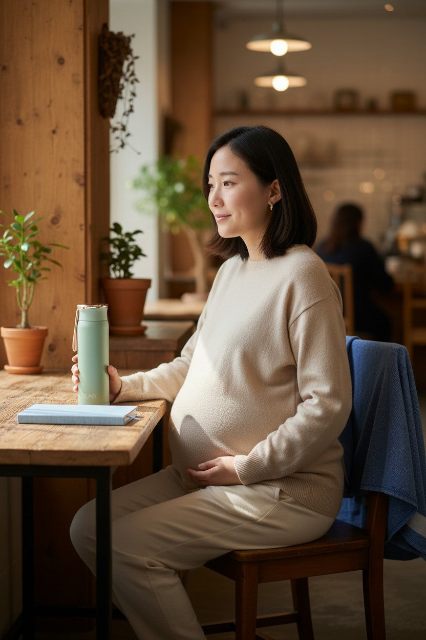 Nameri – Thermos Inox Bleu avec Lanière